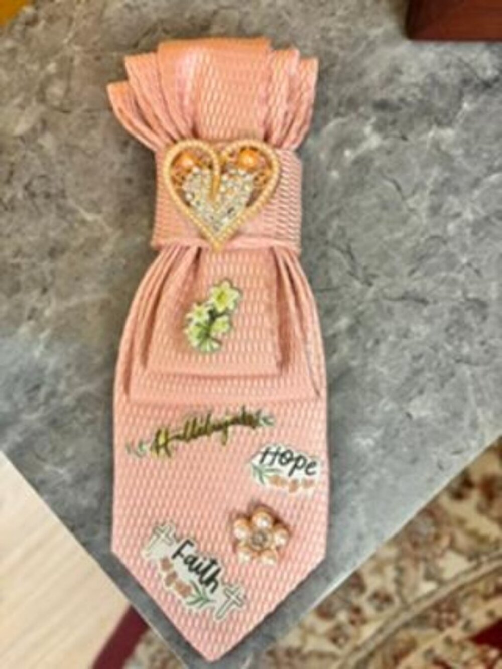 Custom Handcrafted Women's Tie Necklace